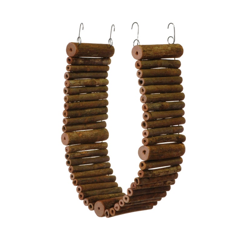 Prevue Pet Toy NAT Wonder Walk Bird Ladder, Large (62809),Brown - Image 1